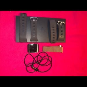 Fitbit iconic three bands and screen protectors